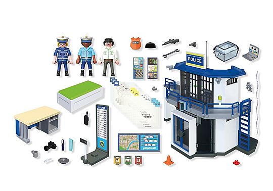 Police Station with Investigation Room - City Action