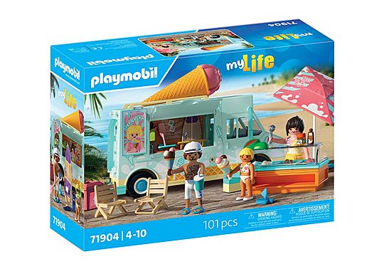 Camion vendeur de glaces et 3 personnages - My Life