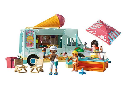 Camion vendeur de glaces et 3 personnages - My Life
