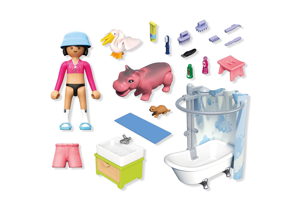 Bathing Day - Animals and Friends