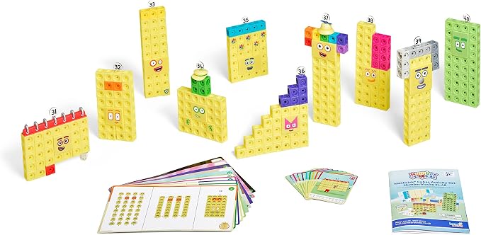 Number Blocks - MathLink Cubes Set 31-40