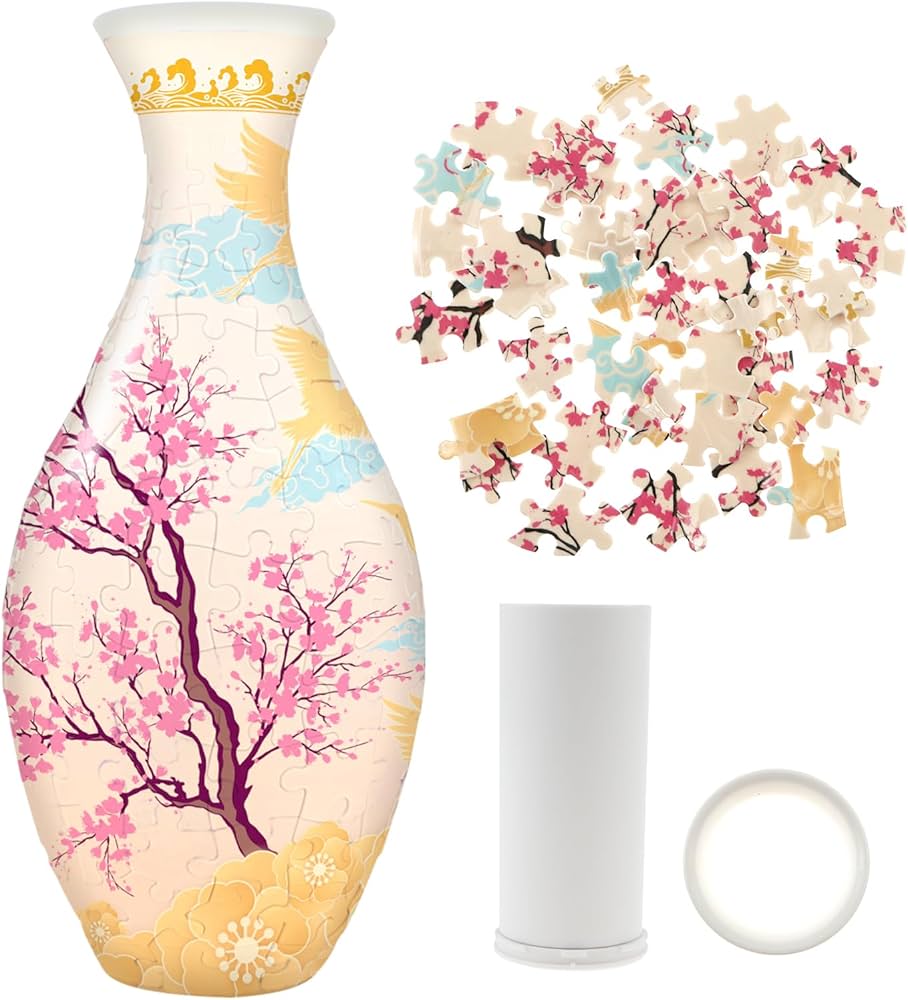 3D Puzzle Vase - Spring Symphony