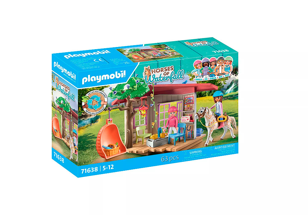 Espace détente avec cavalieres - Horses of Waterfall