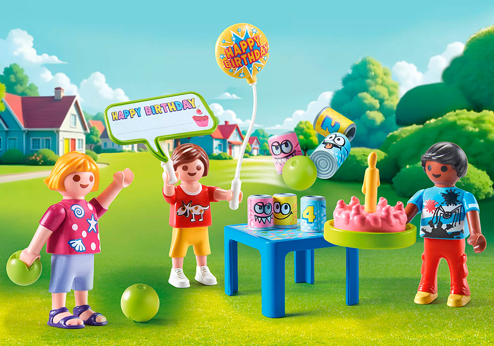 Fête d'anniversaire pour enfants - Playmobil