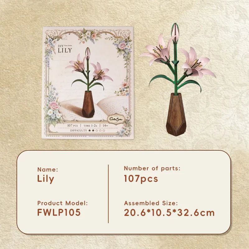 DIY Flora Series - Lys Rose