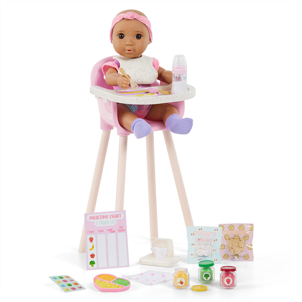 Accessoires OG - Bébé Emilia et ensemble repas