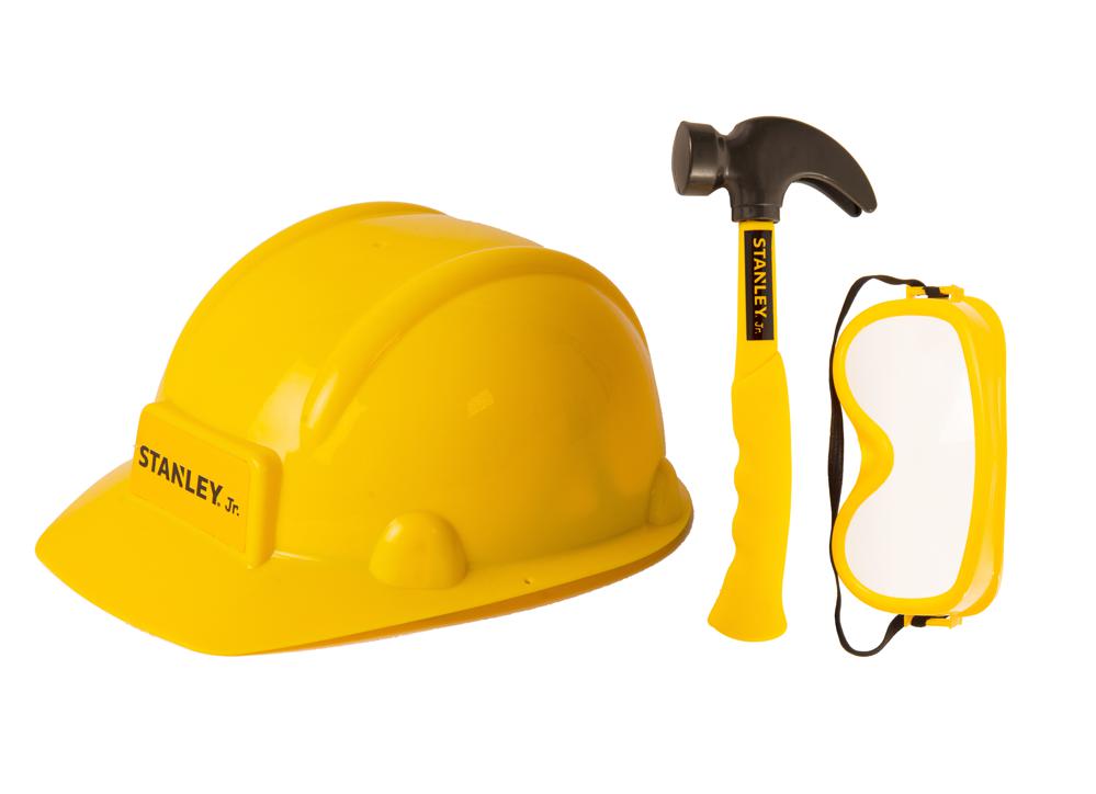 Stanley Jr - Helmet and tools