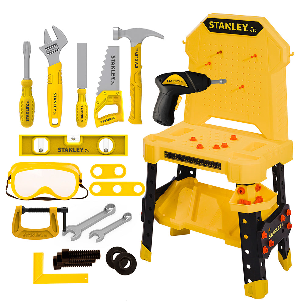 Stanley Jr - Mon atelier et outils 140 pièces