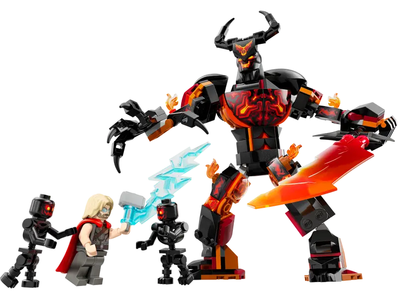 Thor vs Surtur Construction Figure - Marvel