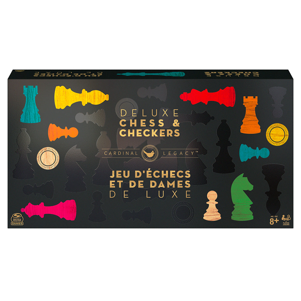 Jeu d'échecs et de dames de luxe (Bil)