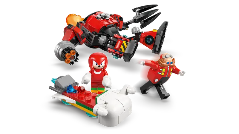Knuckles vs. Dr. Eggman's Egg Crusher Robot - Sonic