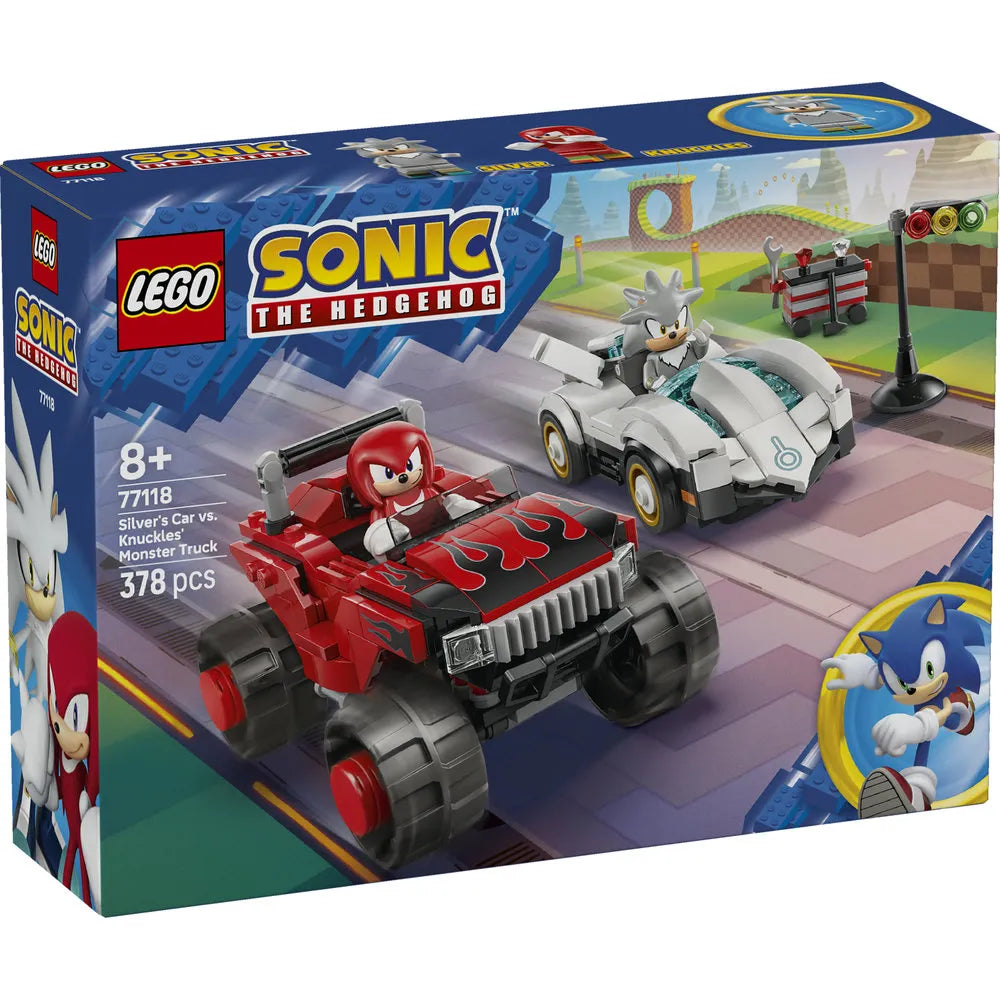 La voiture de Silver contre le camion monstre de Knuckles - Sonic the Hedgehog