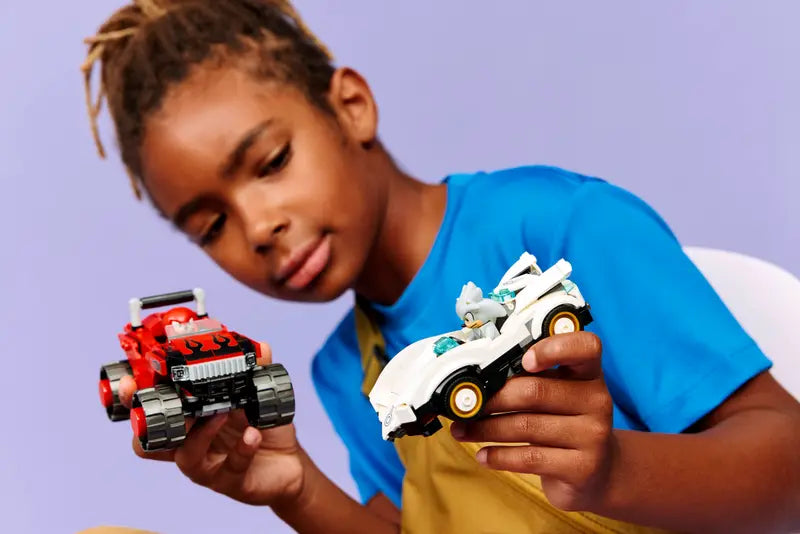 La voiture de Silver contre le camion monstre de Knuckles - Sonic the Hedgehog