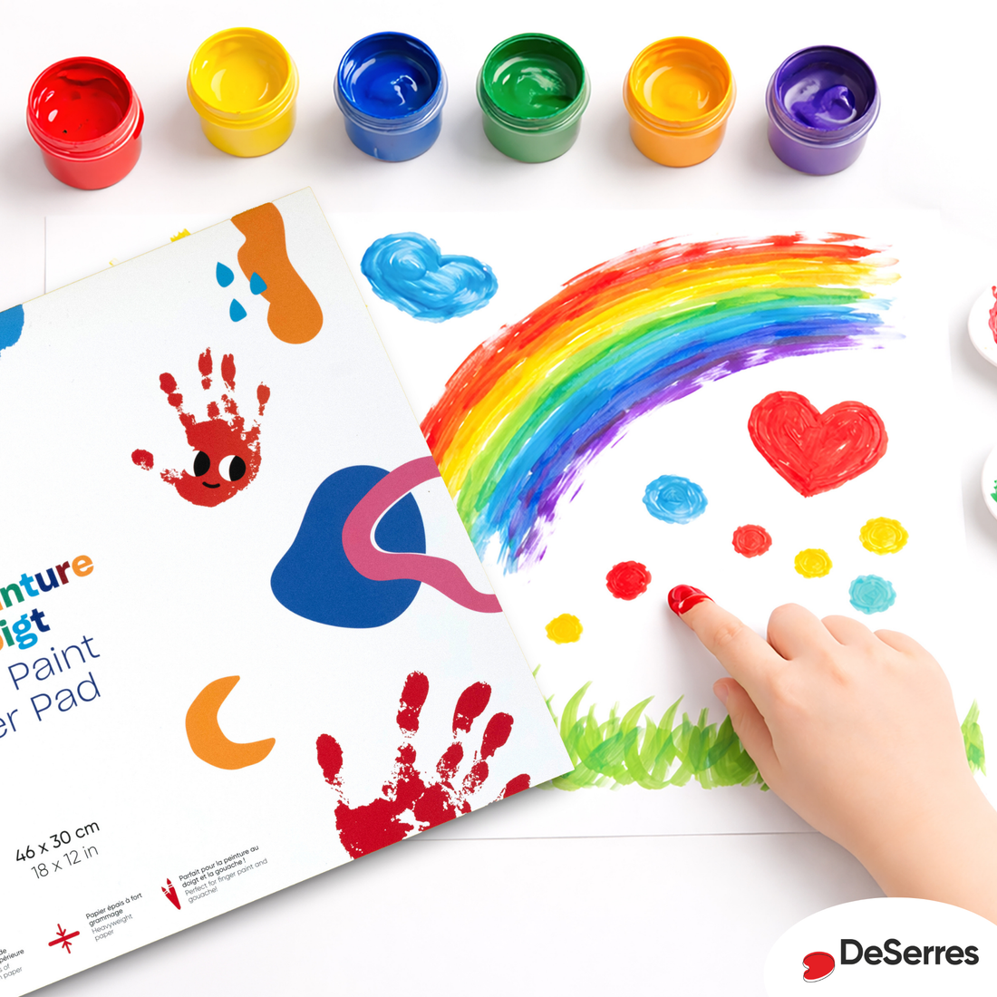 Finger Paint Paper Pad (50)