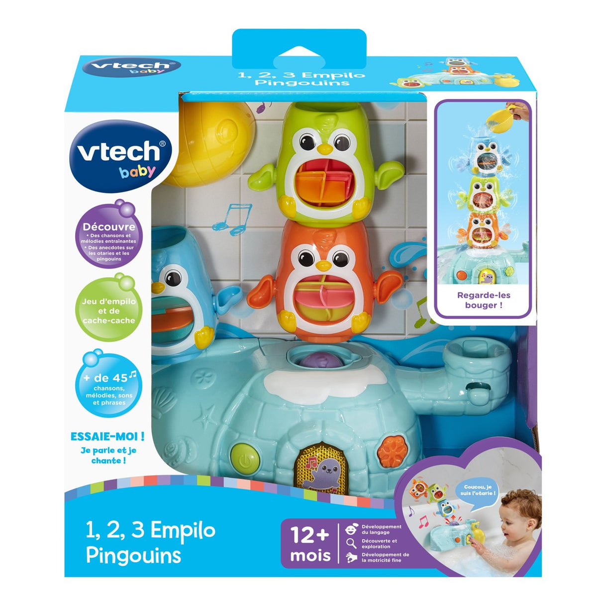 VTech - 1 2 3 empilo pingouins (Fr)