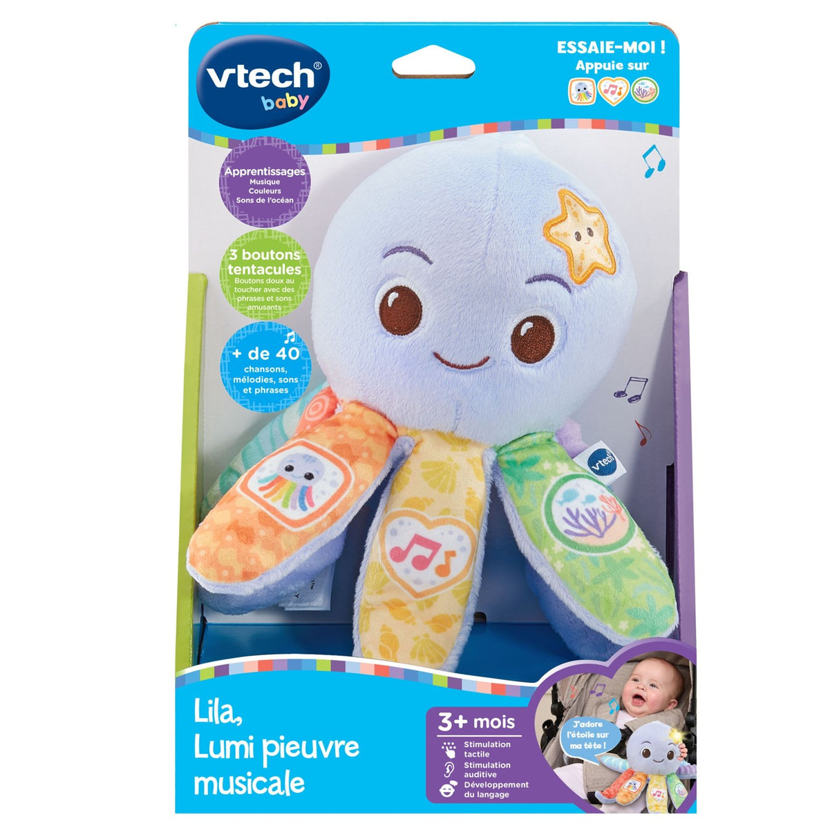 VTech - Lila Lumi pieuvre musicale (Fr)
