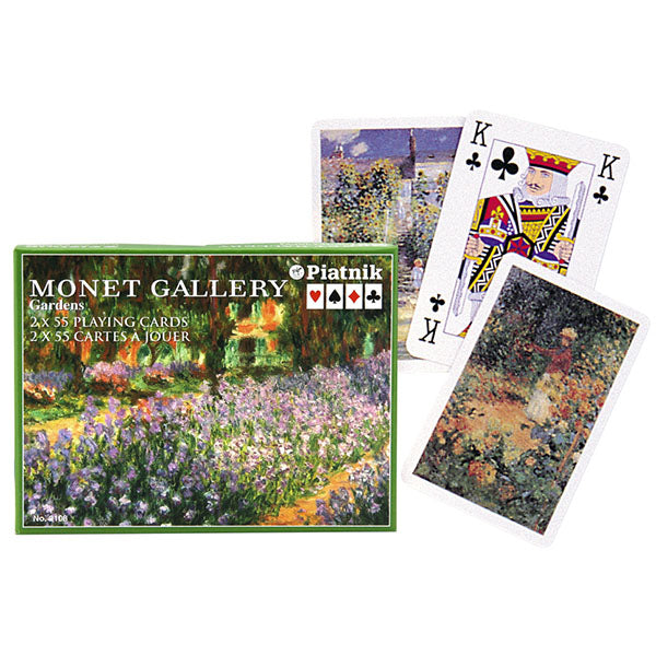 2 paquets de cartes à jouer - Jardins de Monet