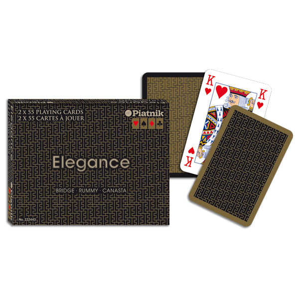 2 paquets de cartes à jouer - Elegance