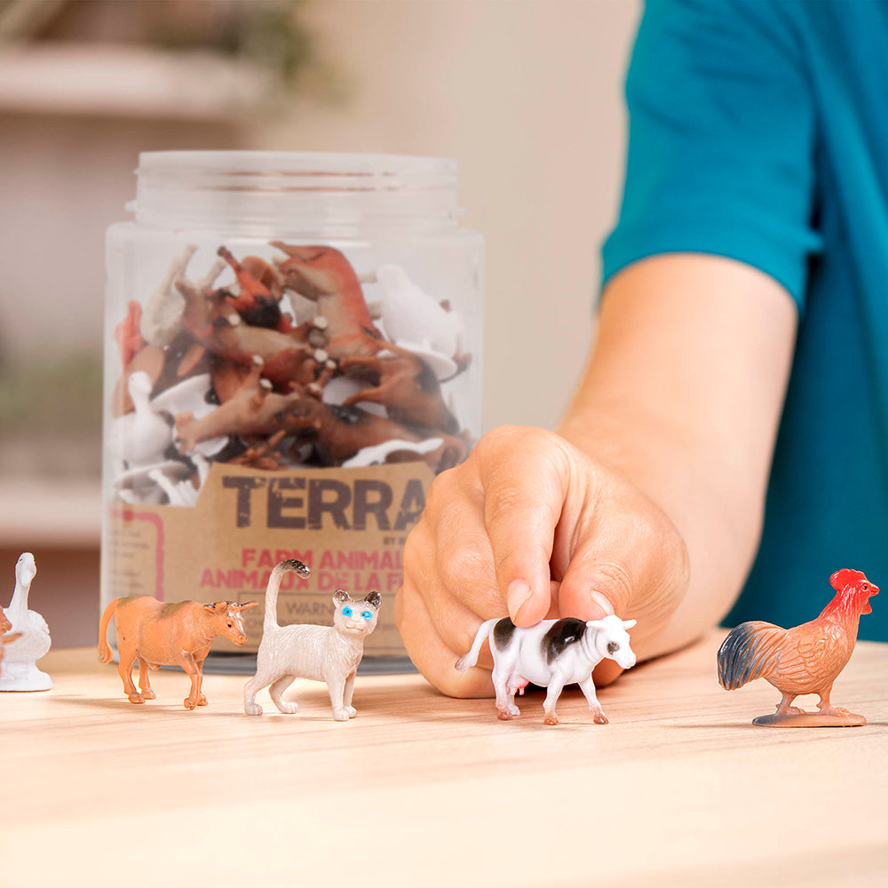 Terra - Farm Animals in a Tube 60 pcs