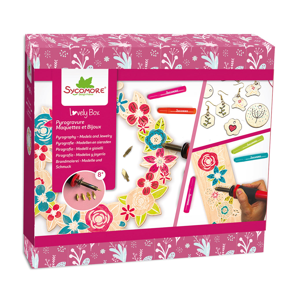 Lovely Box - Pyrography Tool Model & Jewell