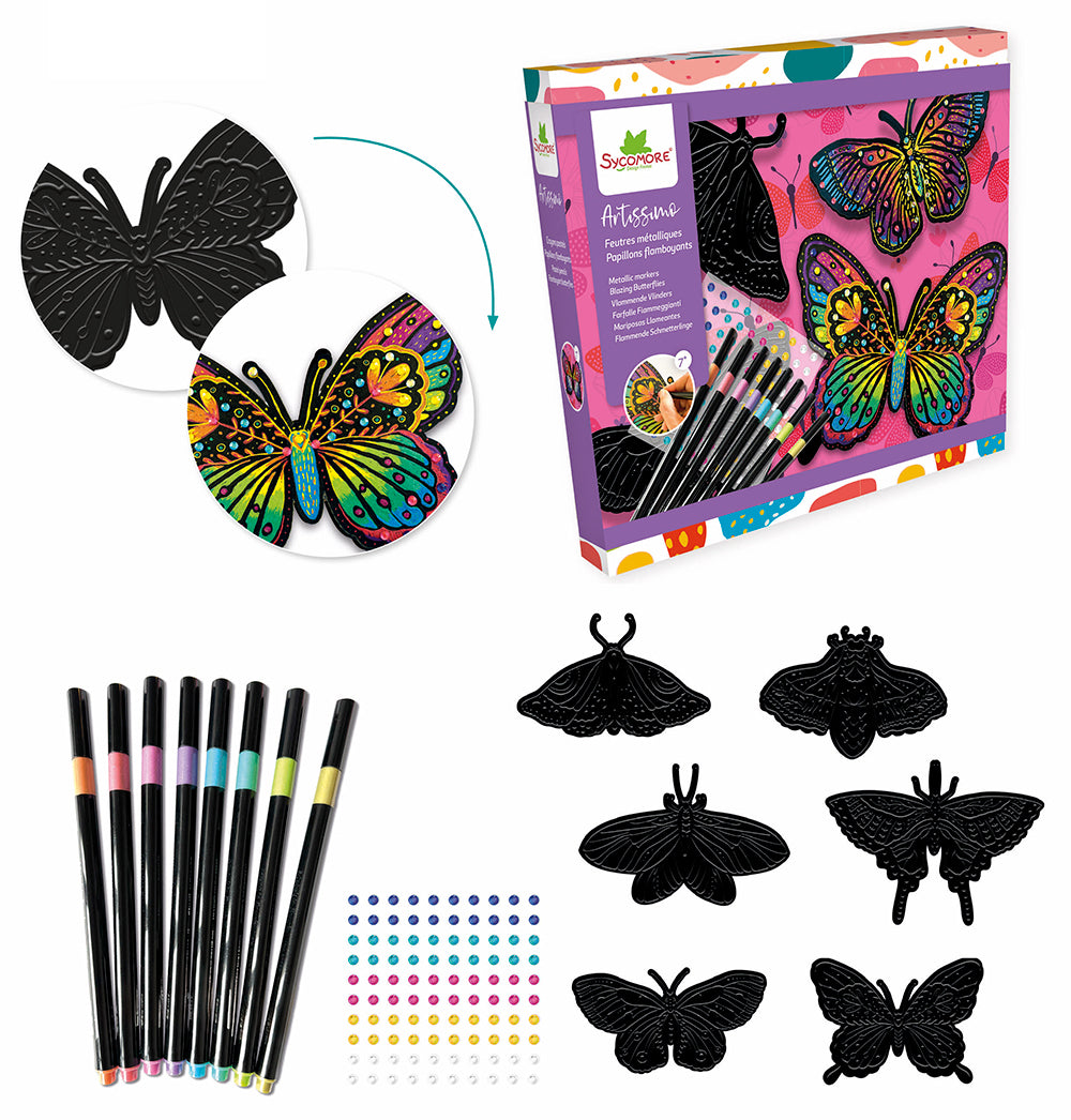 Artissimo - Metallic Markers - Blazing Butterflies