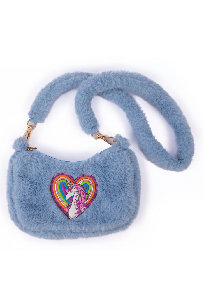 Rainbow Crossbody Periwinkle Purse