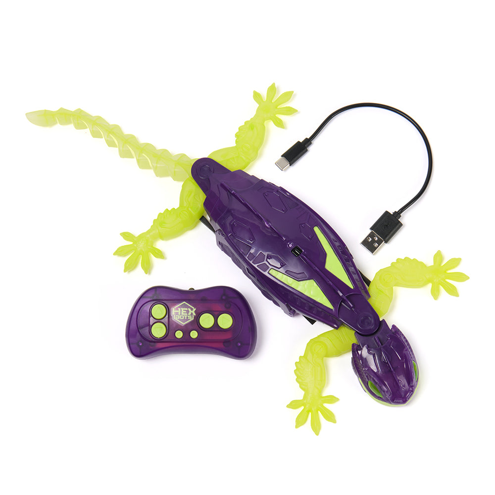 HEX Bots - Gecko grimpeur de murs - Brille dans le noir