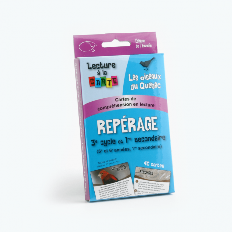 Lecture à la carte - Repérage - Les oiseaux du Québec (Fr)