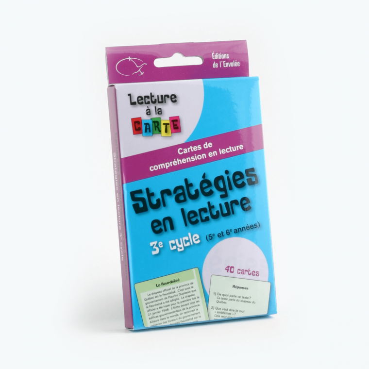 Lecture à la carte - Stratégies en lecture (Fr)
