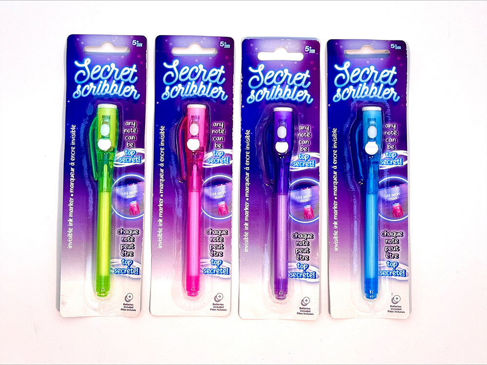 Secret Scribbler - marqueur à encre invisible - assortiment