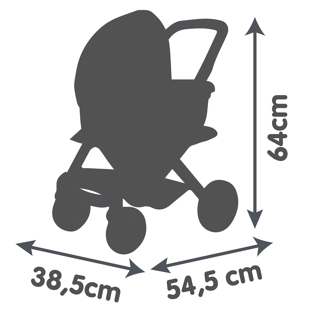 Maxi Cosi - 3-in-1 Pram Stroller - Pink