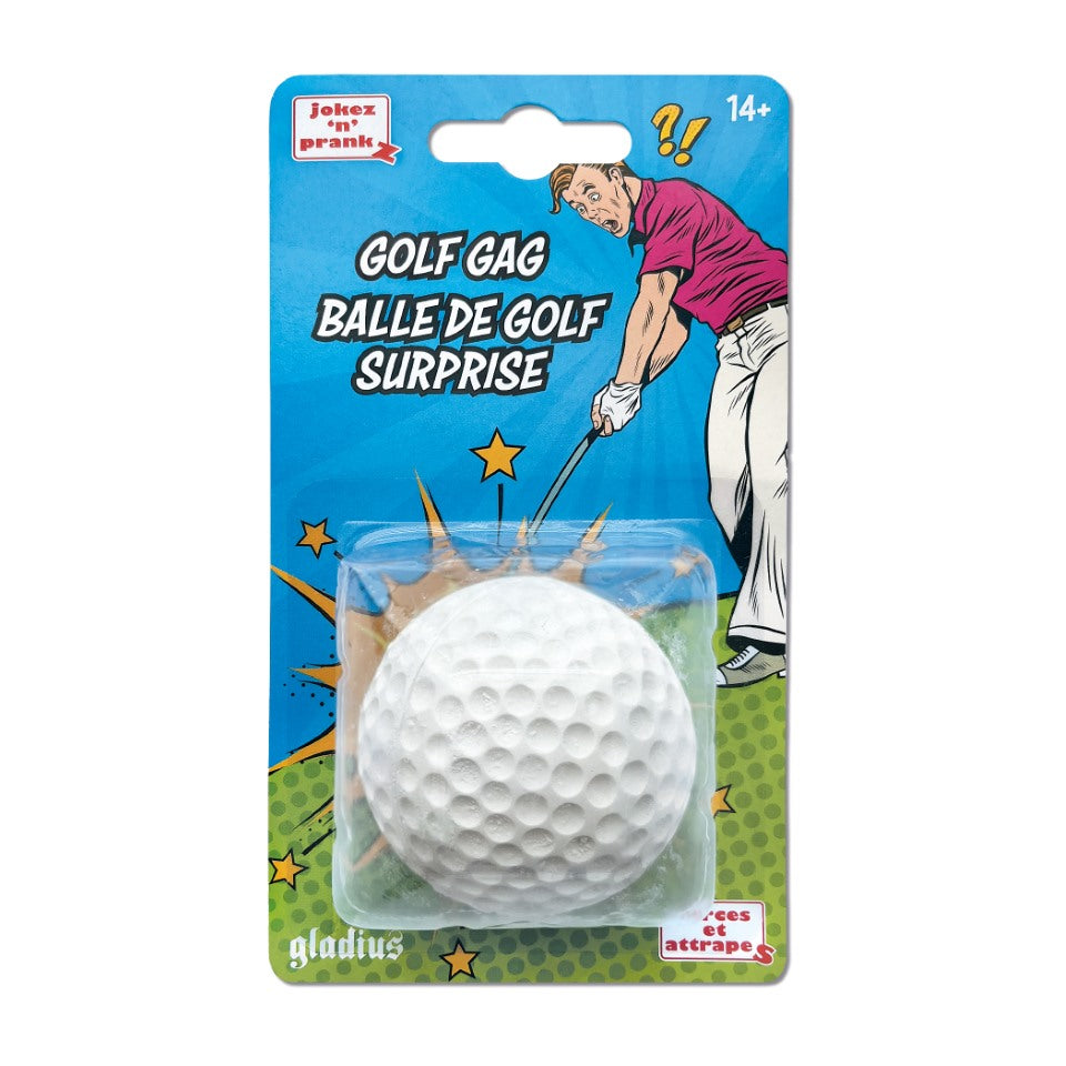 Balle de golf surprise