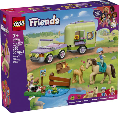 La remorque pour le cheval et le poulain - Friends