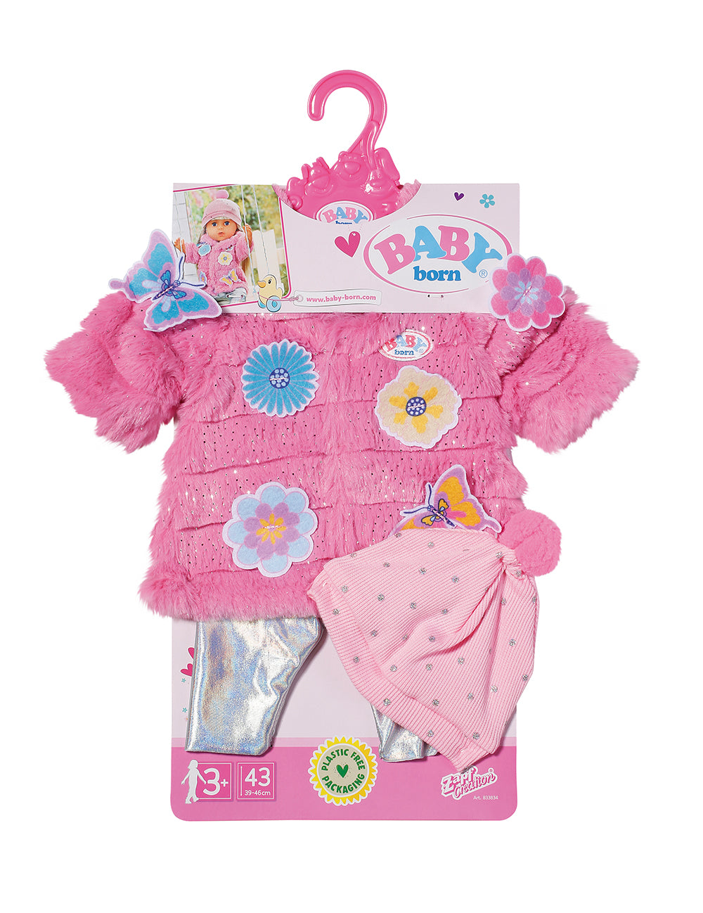 Baby Born - Manteau rose 43 cm