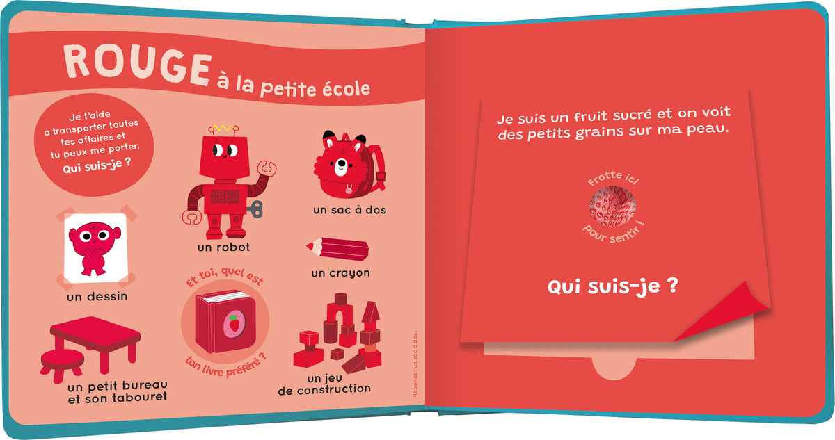 Mon livre des odeurs et des couleurs - Ma journée (Fr)