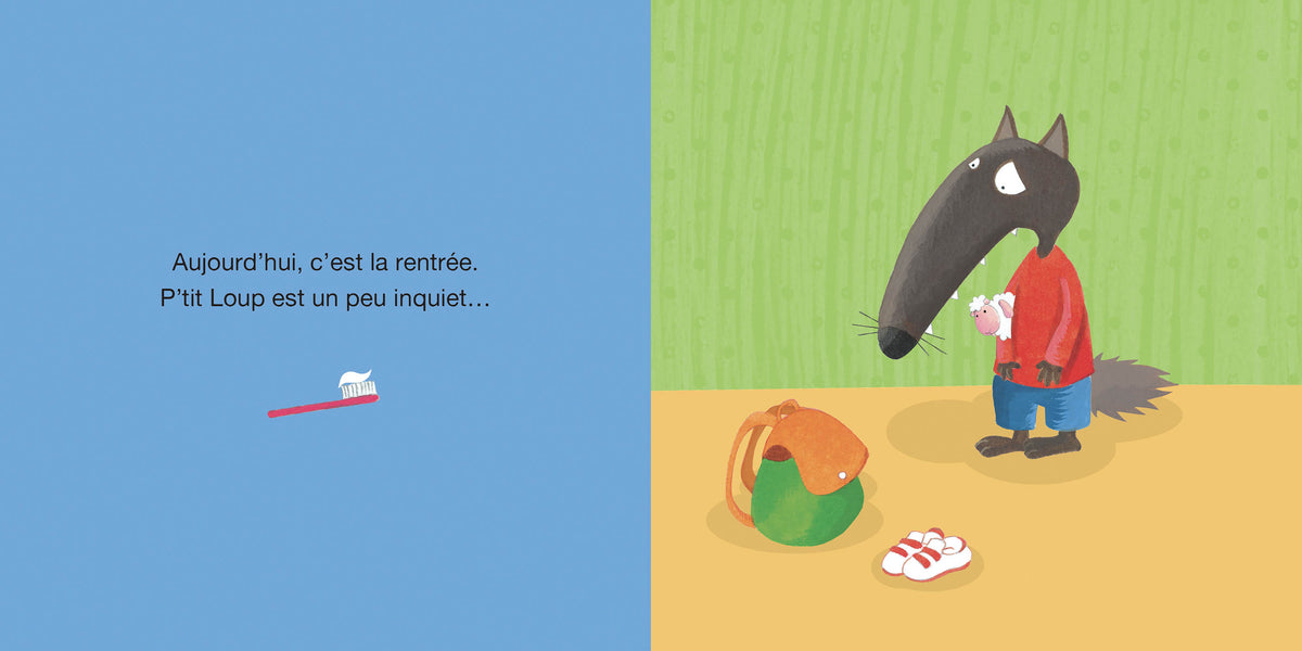 Livre - P'tit loup rentre a l'école (Fr)