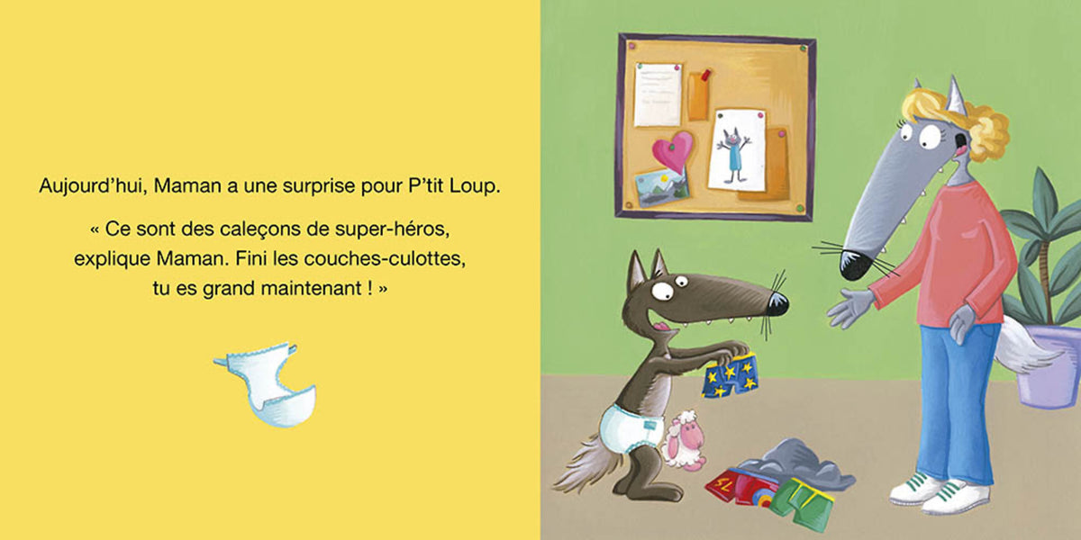 Livre - P'tit loup ne met plus de couches (Fr)