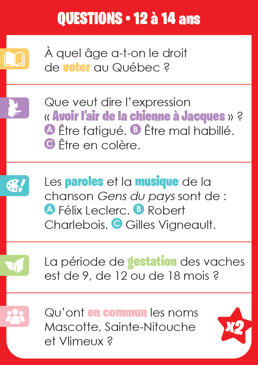 Le grand quiz du Québec (Fr)