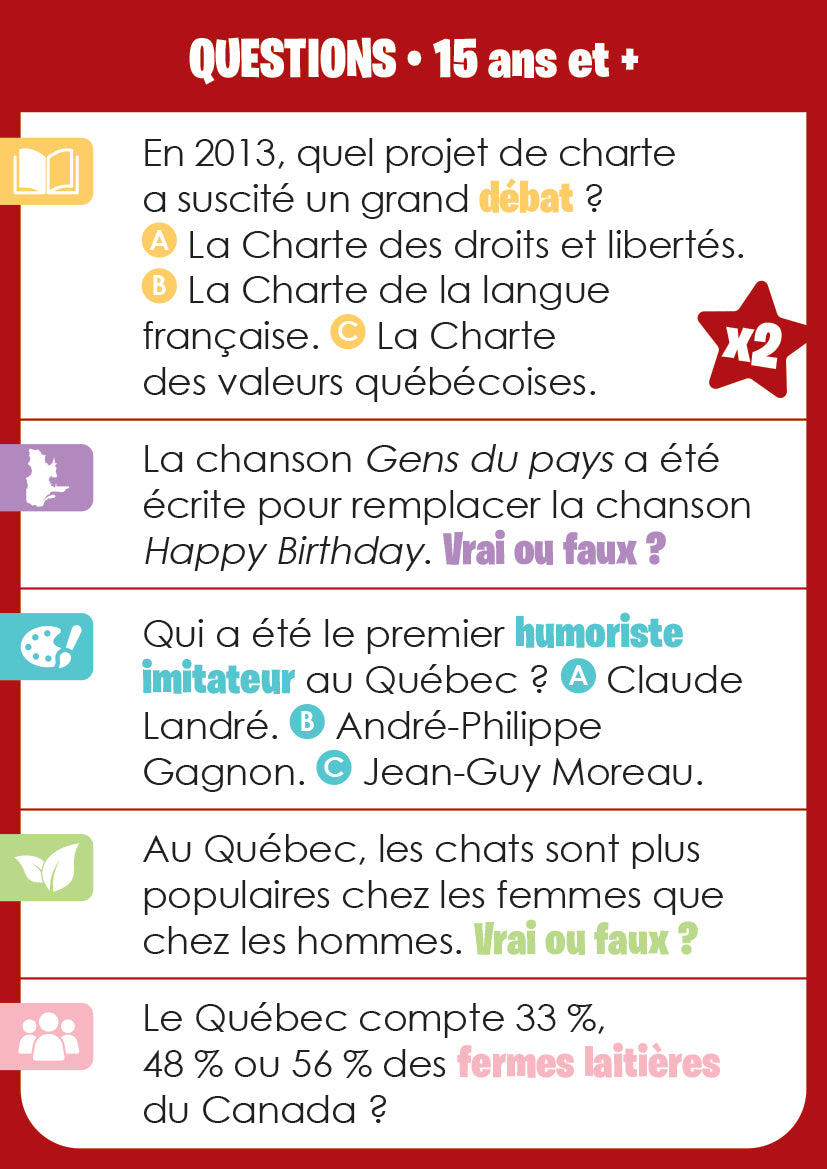 Le grand quiz du Québec (Fr)