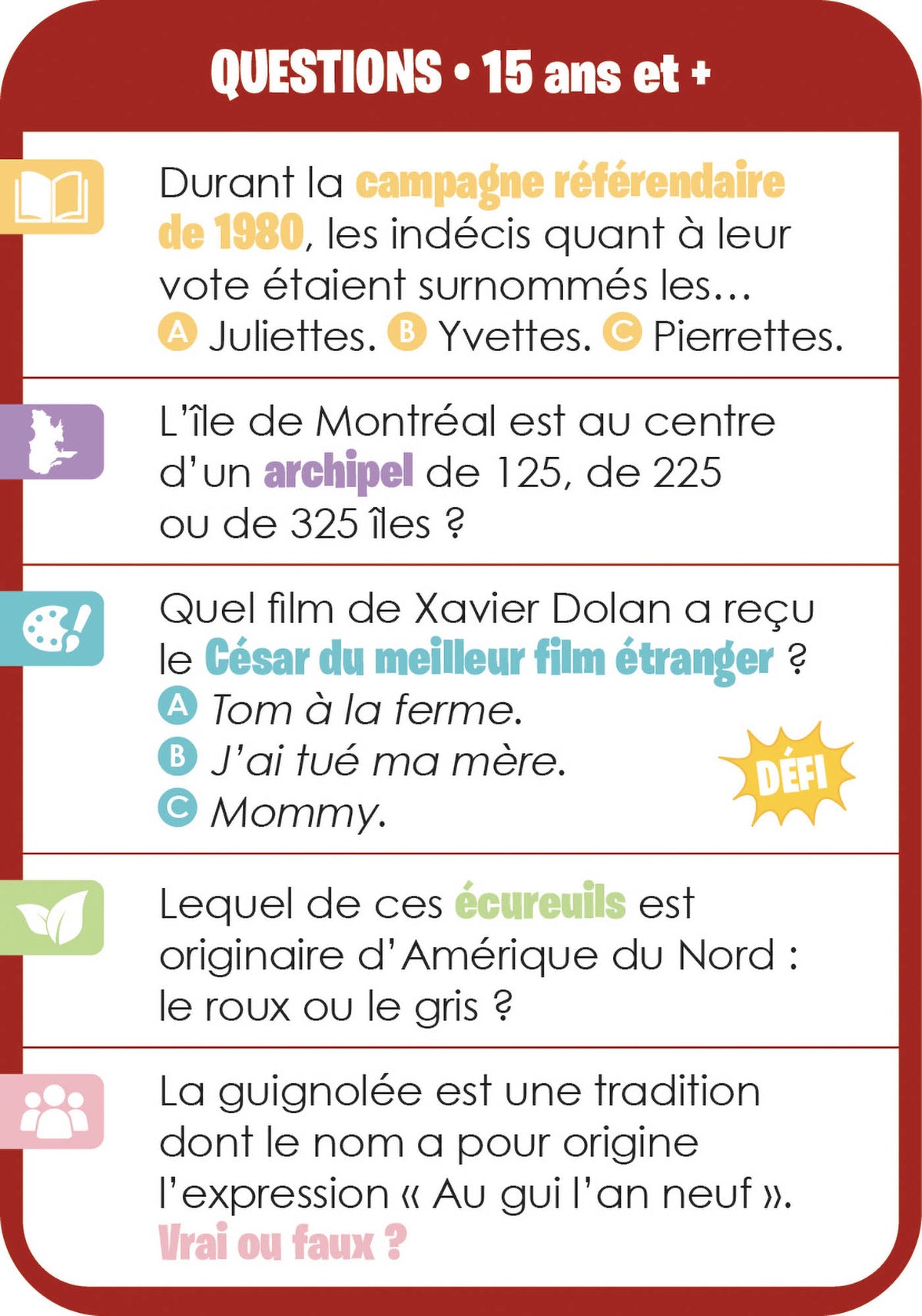 P'tit jeu - Le quiz trop l'fun du Québec (Fr)