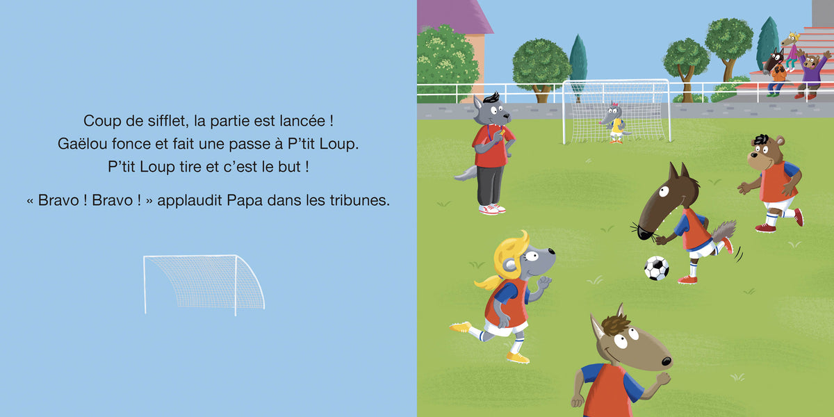 Livre - P'tit loup joue au soccer (Fr)