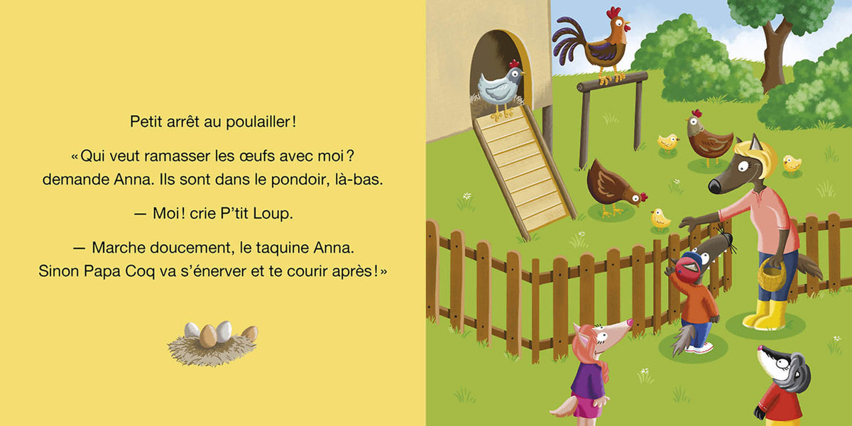 Livre - P'tit Loup visite la ferme (Fr)