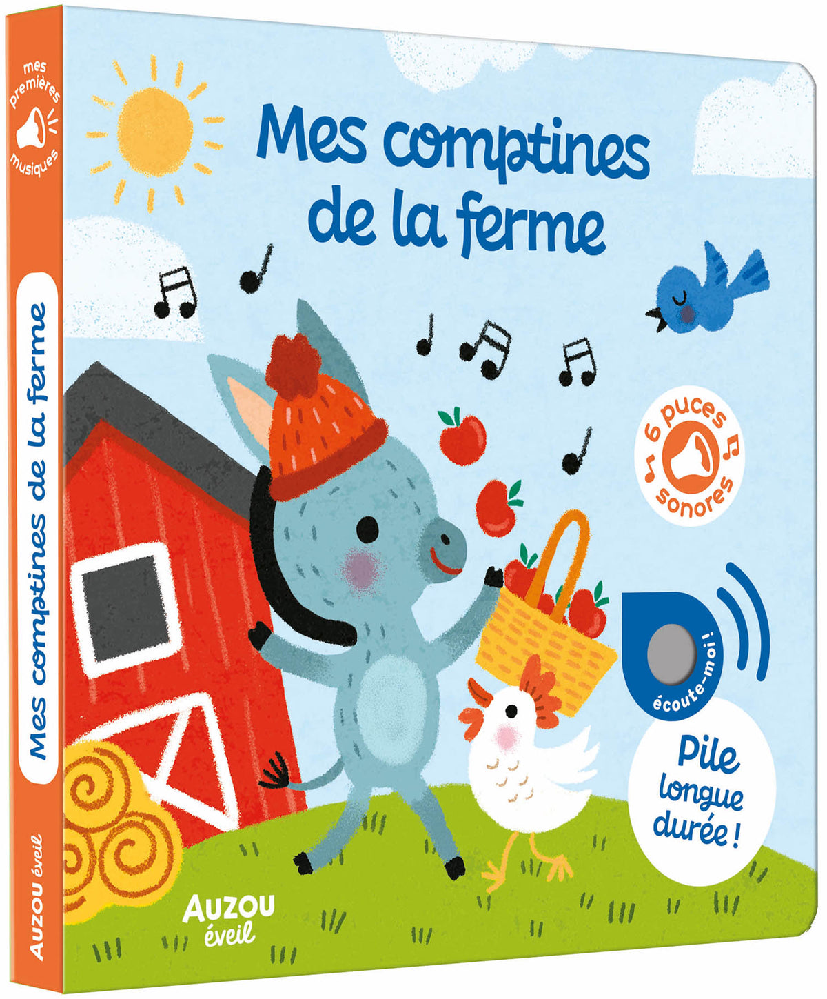 Livre sonore - Mes comptines de la ferme (Fr)
