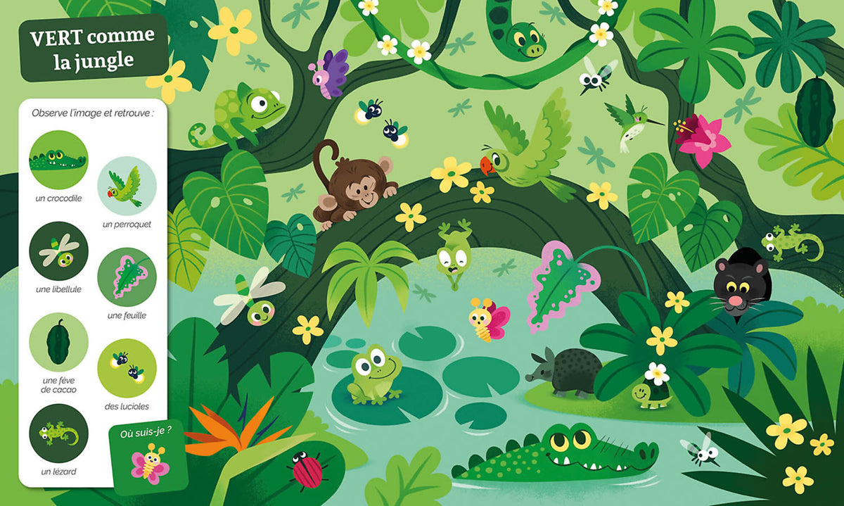 Livre - Cherche et trouve des tout-petits - Les couleurs (Fr)
