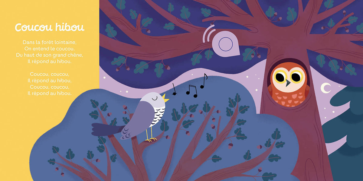 Livre sonore - Mes comptines de la forêt (Fr)