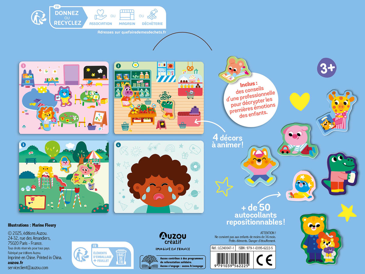 My first puffy stickers - Emotions