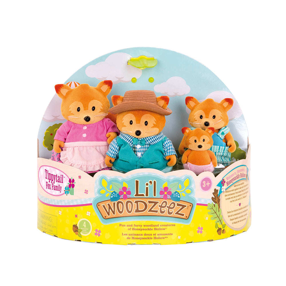 Li'l Woodzeez - Famille de renards Tippytail