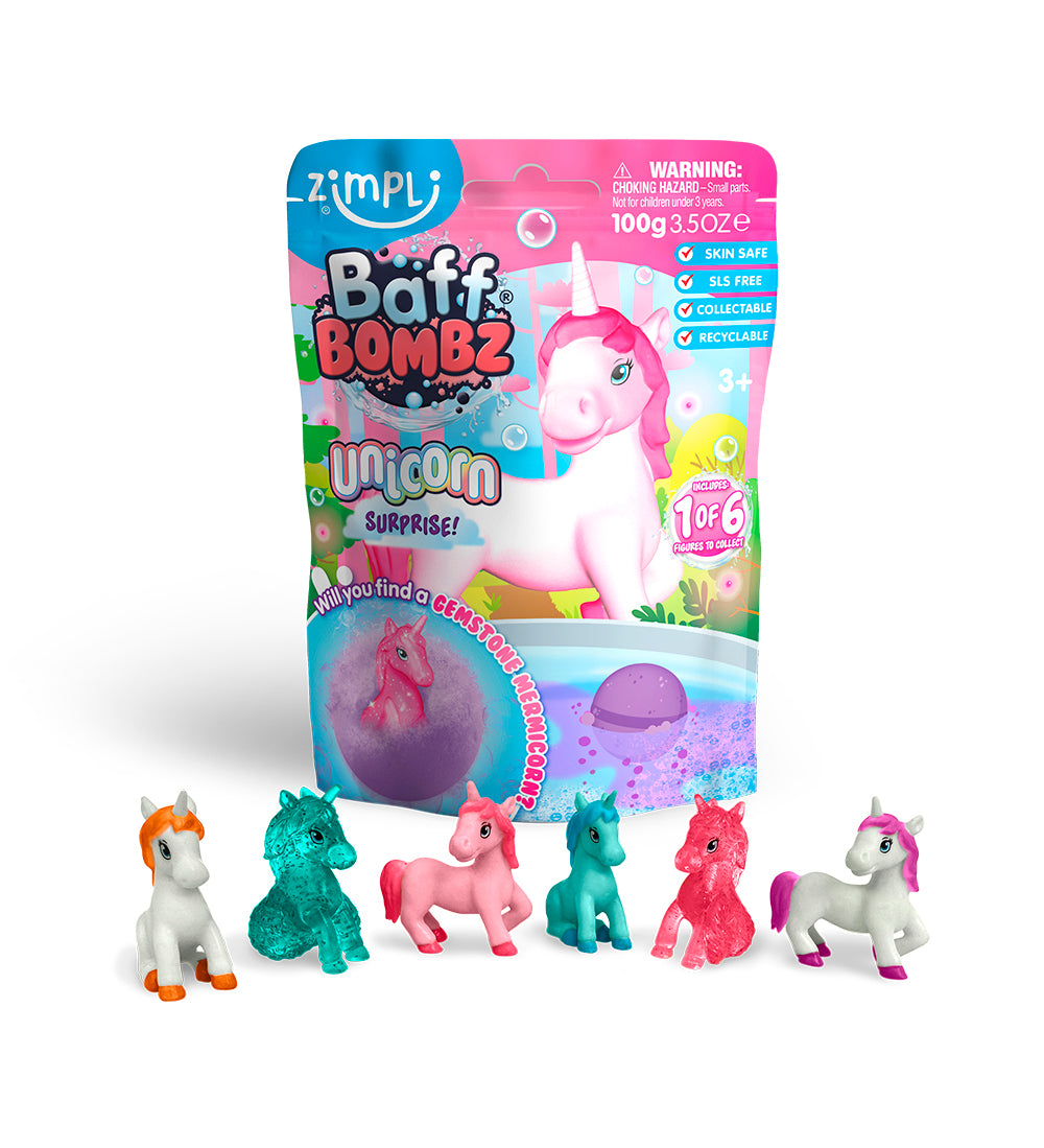 Zimpli - Baff Bombs Licorne Surprise (assortiment)
