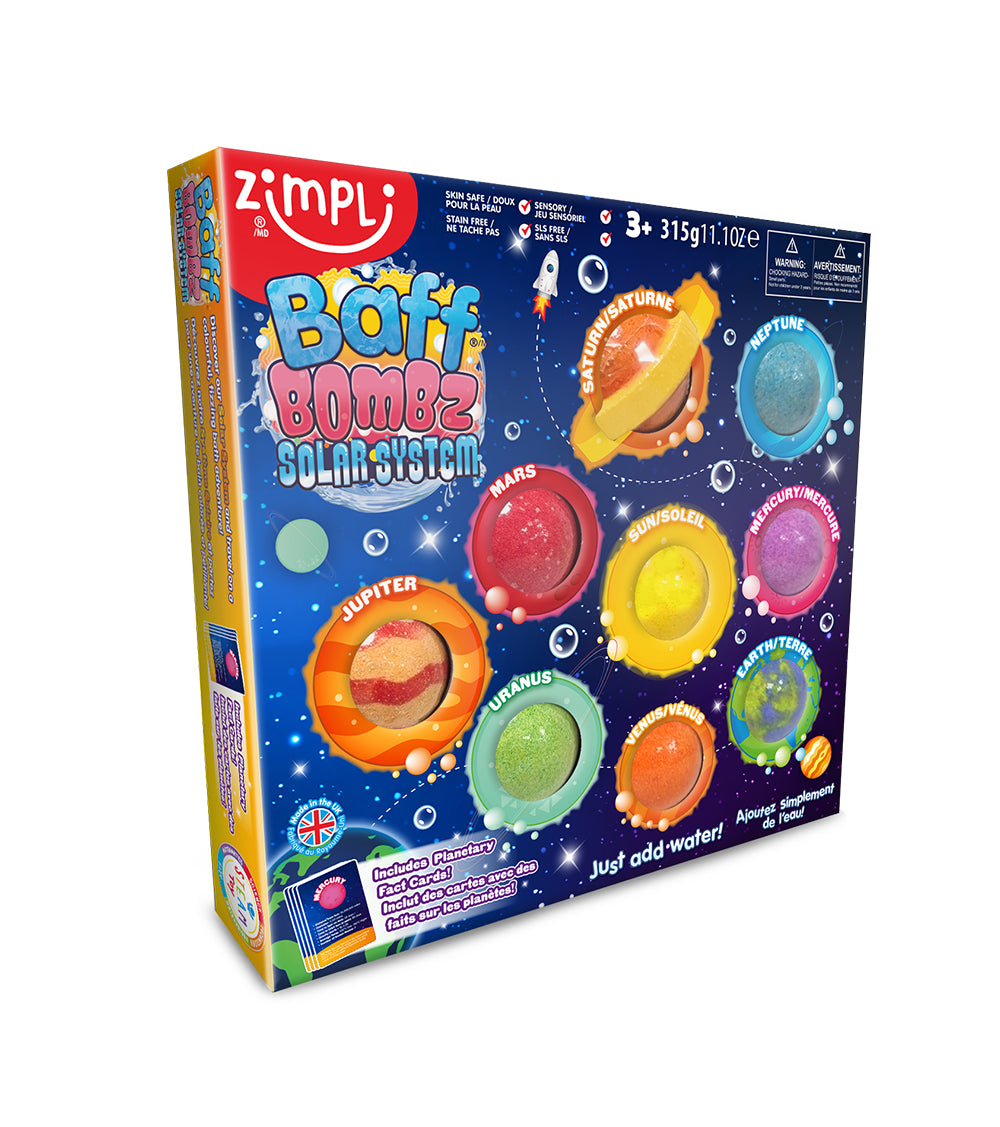 Zimpli - Baff bombes de bain Système Solaire