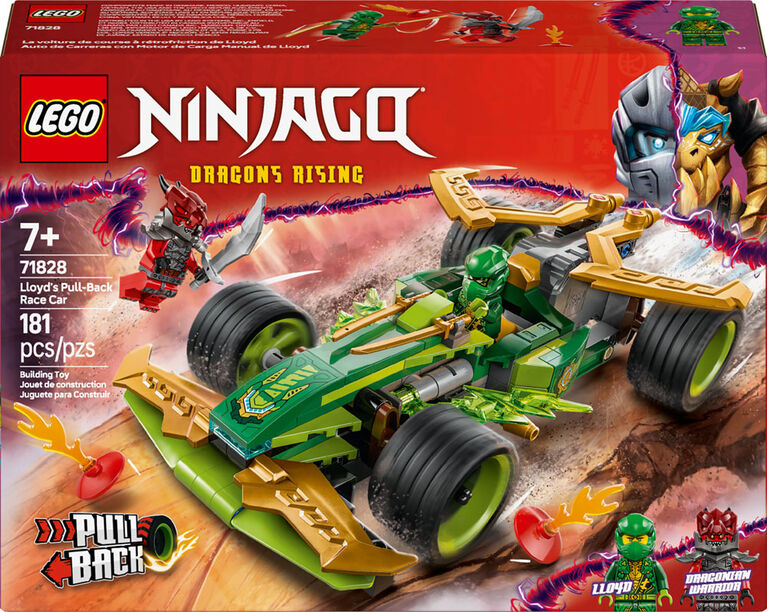 La voiture de course à rétrofriction de Lloyd - Ninjago